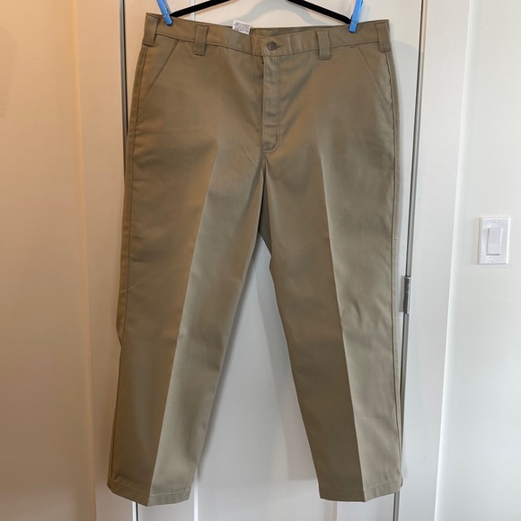 Carhartt Mens Khaki Pants - Size 42 Waist - Picture 1 of 9